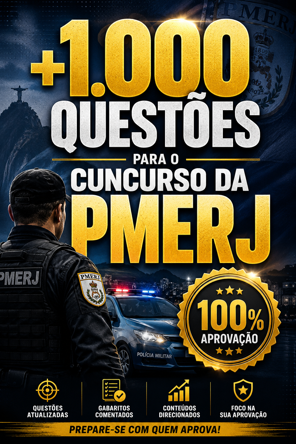 Curso para Concurso POLÍCIA MILITAR DO ESTADO DO RIO DE JANEIRO - PMERJ